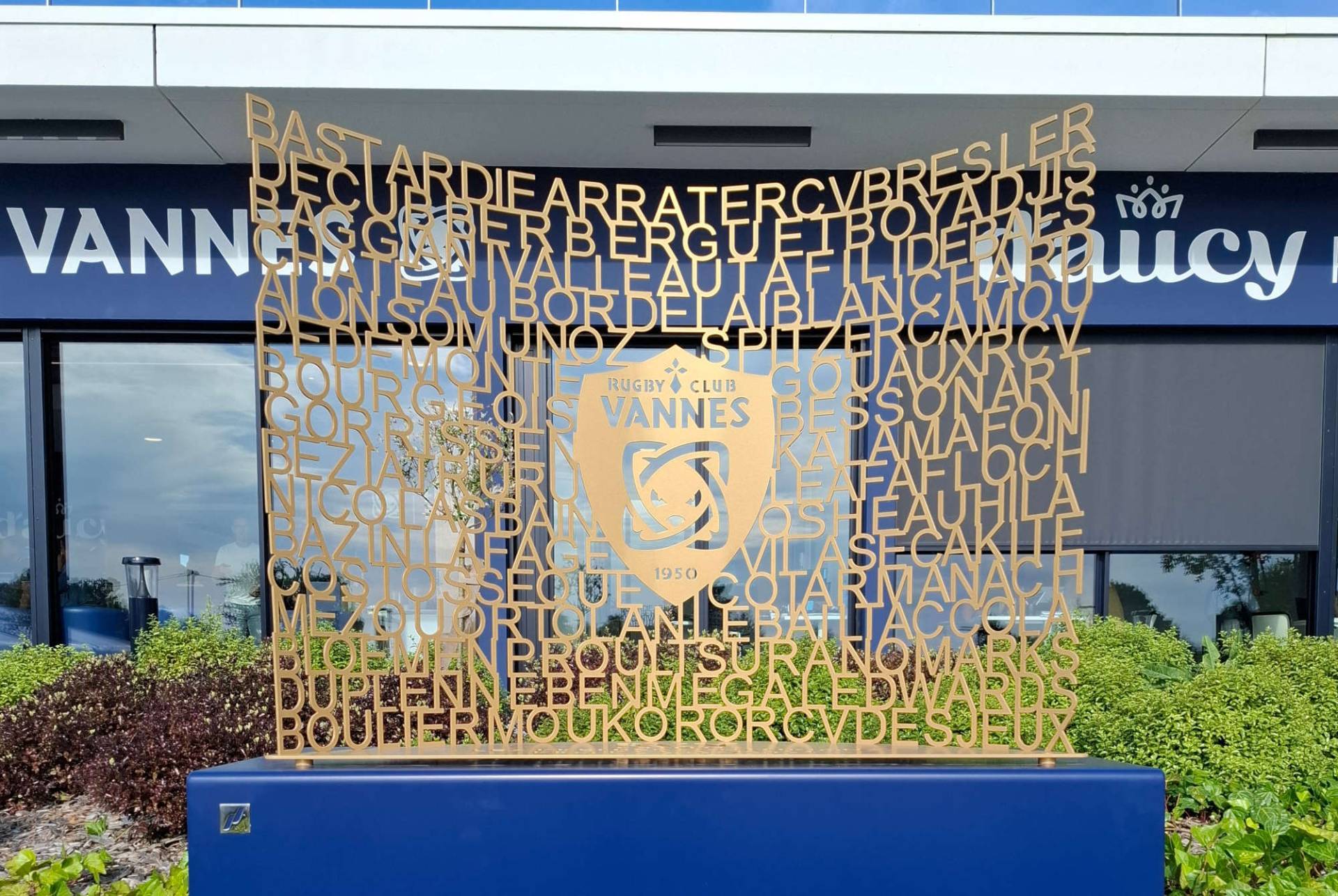 RCV - Sculpture en acier pour le d'aucy Park