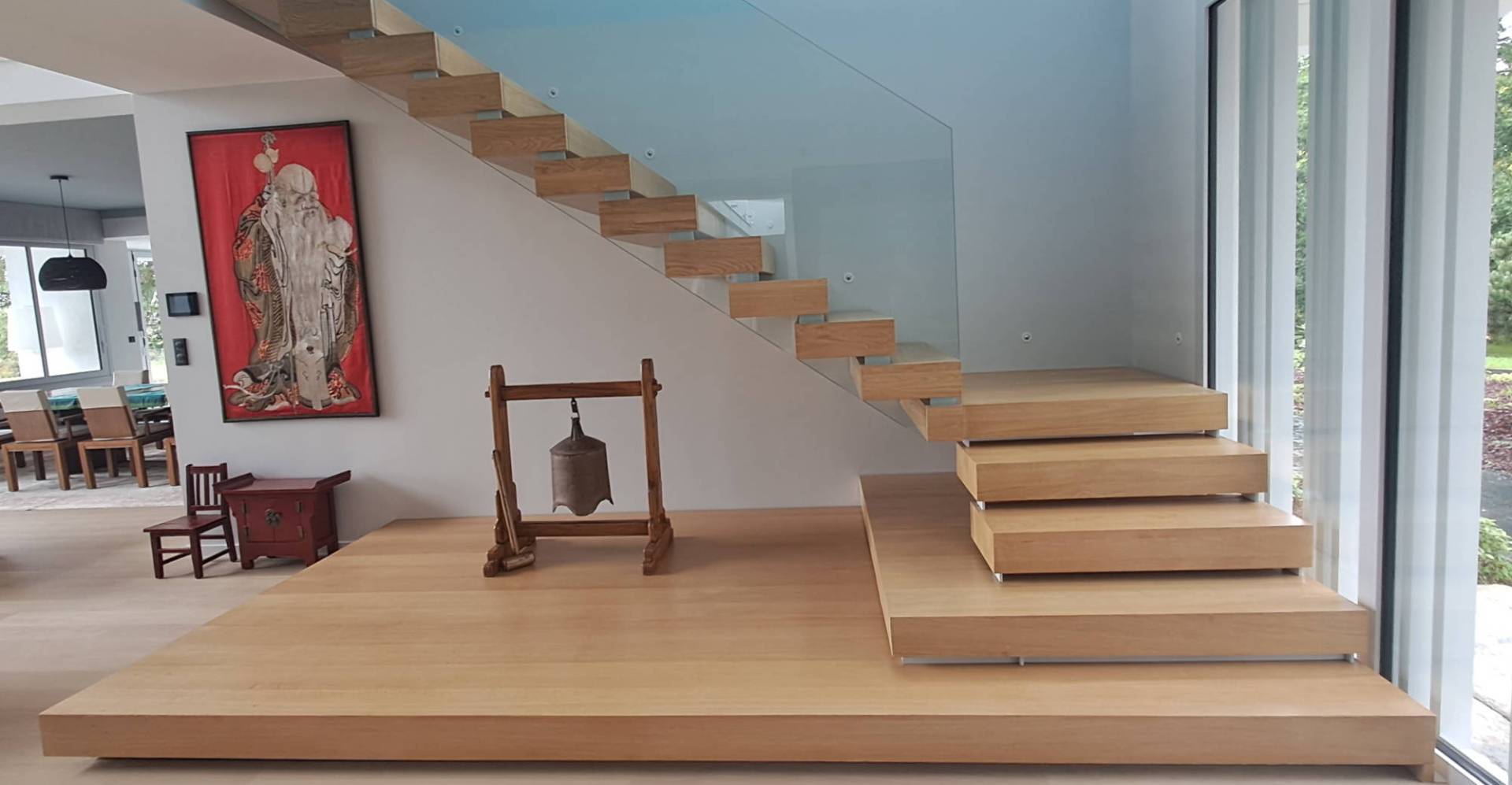 Escalier 1/4 tournant - Escalier sur-mesure